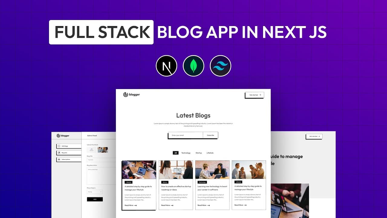 Full Stack Blog App Using Next JS & MongoDB