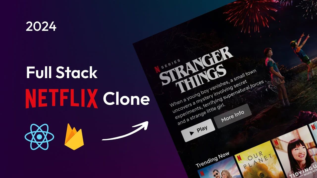 Netflix Clone Using React JS & Firebase