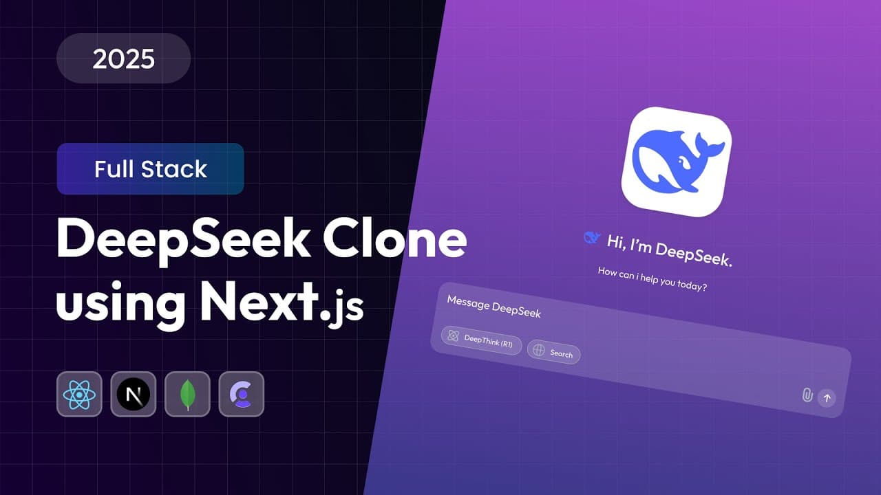 Full Stack DeepSeek Clone Using Next JS